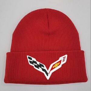 🔥 NEW 🔥 Corvette C7 Red Beanie